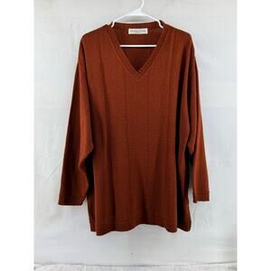 Vintage, Victoria, Jones woman rust 3XL sweater